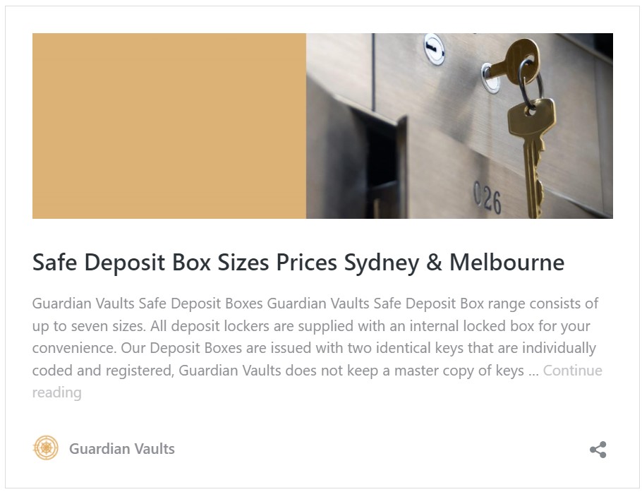safe deposit box prices