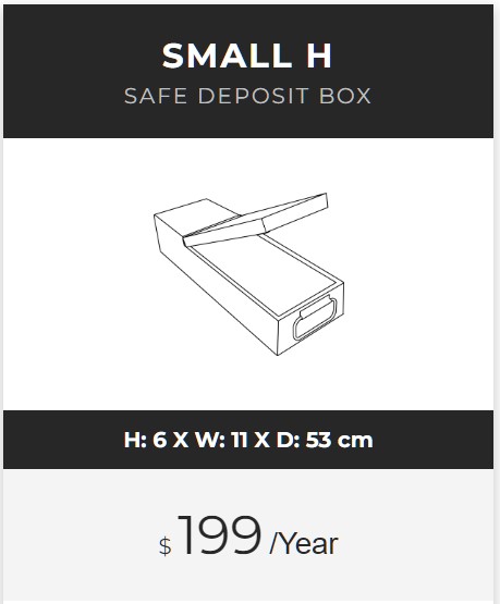 small h safe depsoit box